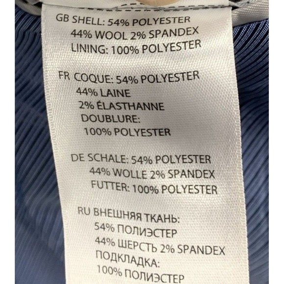 GS Perfect Fit Blazer Mens Size 58 Long Gray Notch Single Vented 4 Button Sleeve - Picture 14 of 16